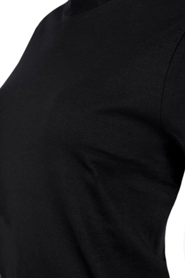 Siyah Basic Kutu Form Tshirt