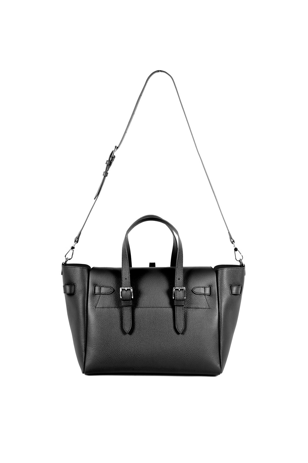 Siyah Gabrielle Floater Day Bag Silver