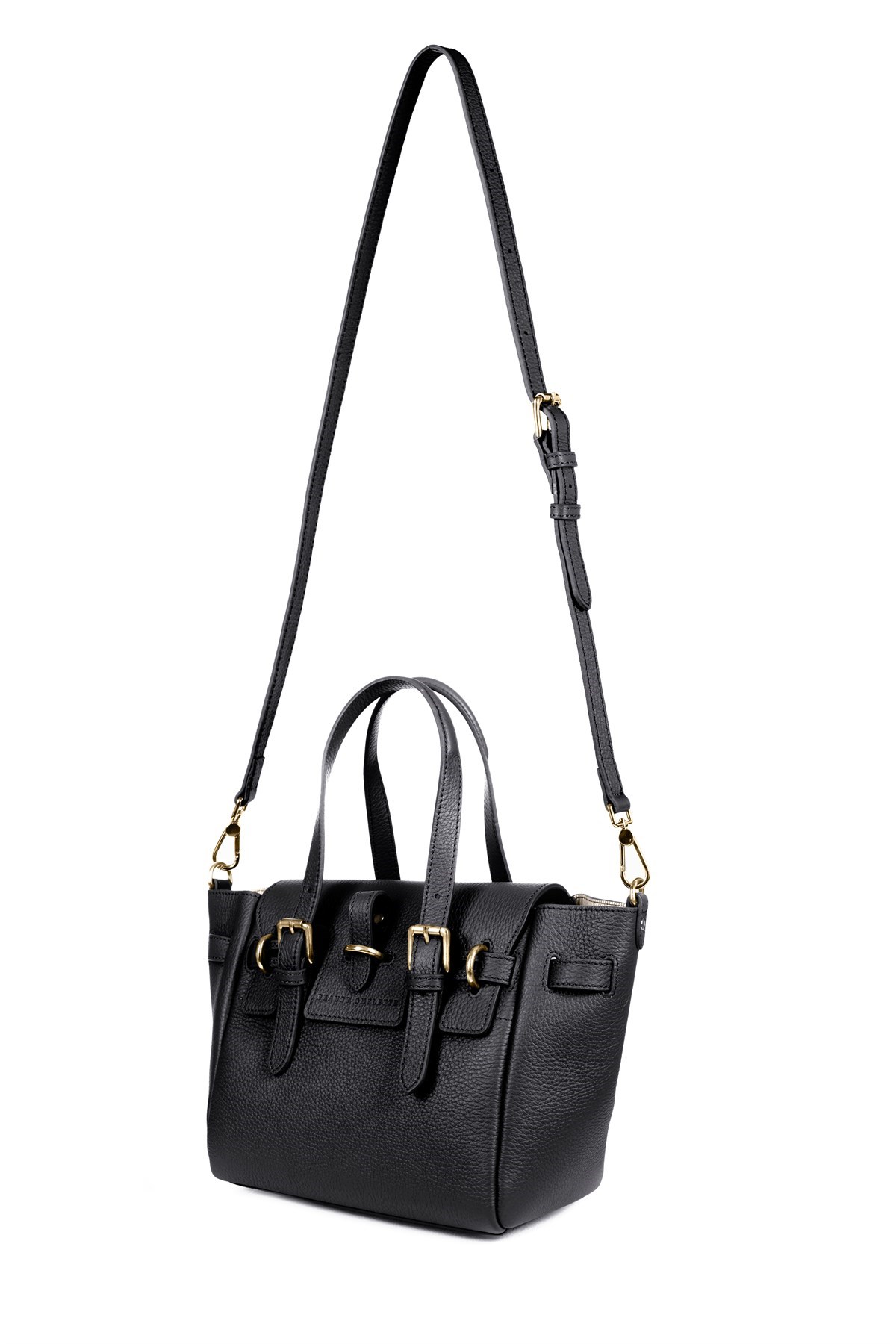 Siyah Gabrielle Floater Mini Bag Gold