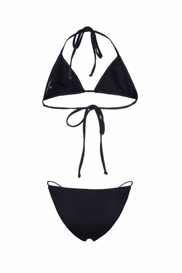 Siyah Klasik Üçgen Bikini