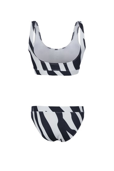 Zebra Desen Bo Klasik Bikini