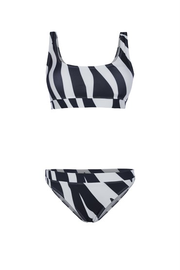 Zebra Desen Bo Klasik Bikini