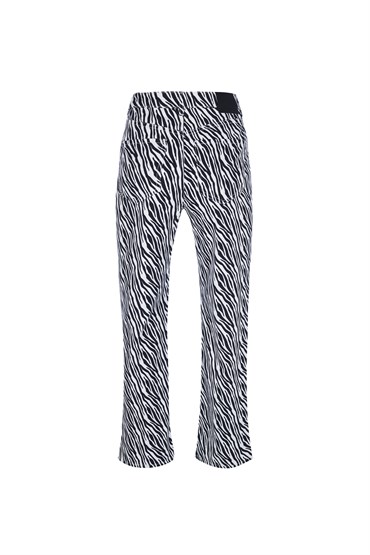 Zebra Printed Straight Fit Jean 