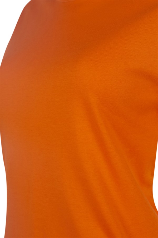 Turuncu Basic Kutu Form Tshirt